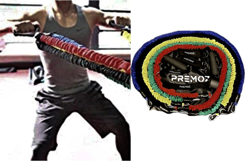 Premoz®  FlexPro Resistance Band Set – 11-delige premium fitnessset