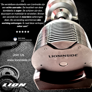 Verstelbare Premium Dumbbells - LIONINSIDE®