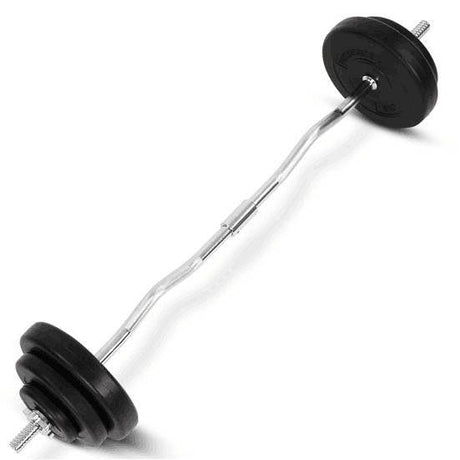 Curved Barbell met 20 kg gewichten - LIONINSIDE