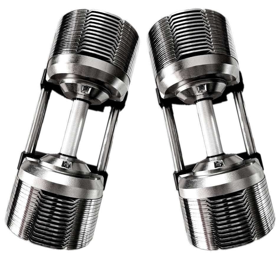 TitanSilver™ Premium Verstelbare Dumbbells - 4 t/m 23,5 kg