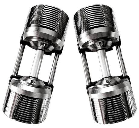 TitanSilver™ Premium Verstelbare Dumbbells - 4 t/m 23,5 kg