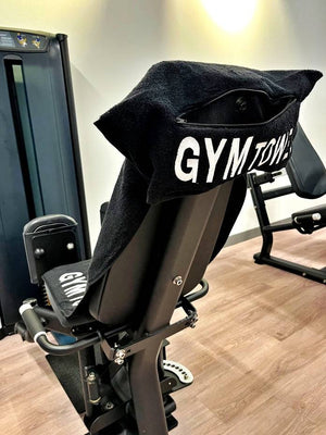 The Long Gym Towel - Fitness Sporthanddoek met rits/opbergvak